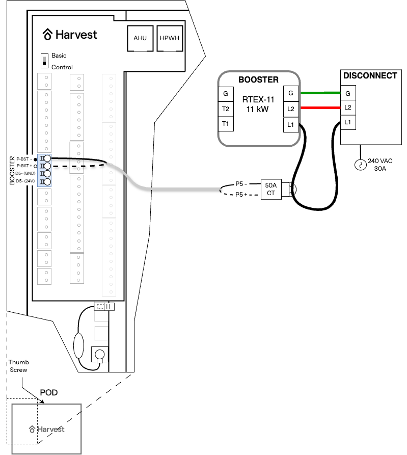 RHEEM RTEX-11 11kW booster